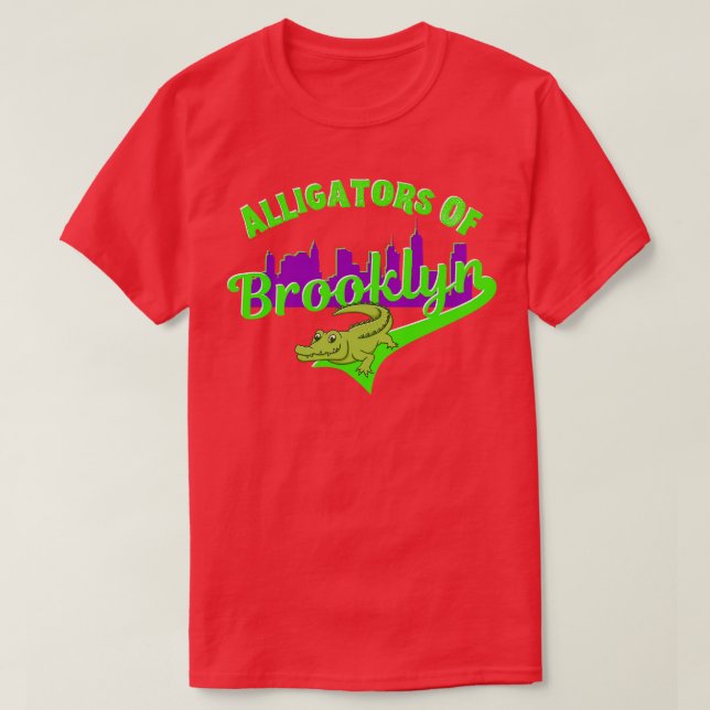 Alligators Of Brooklyn T-Shirt (Design Front)