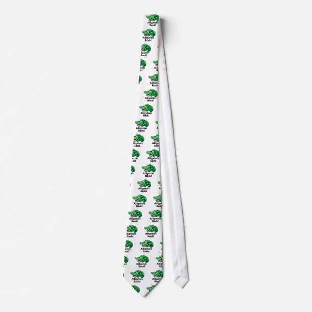 Alligators Rock! Tie (Front)