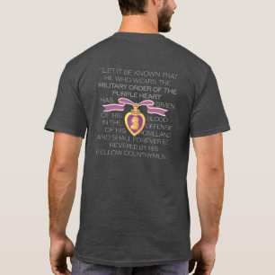Allin Grey Customisable "PURPLE HEART RIBBON" T-Shirt