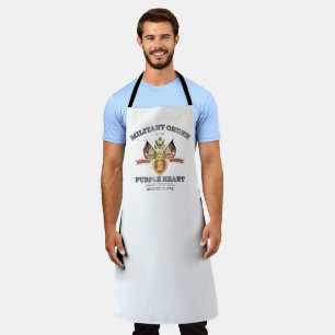 Allin Grey "PURPLE HEART" All-Over Print Apron
