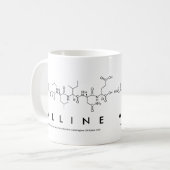 Alline peptide name mug (Front Left)