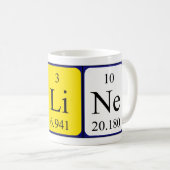 Alline periodic table name mug (Front Right)