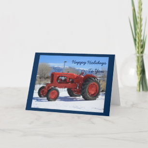 Allis Chalmers WD45 1955 Holiday Greeting Card