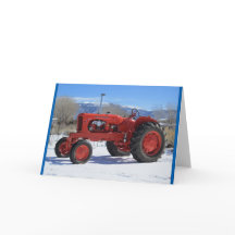 Allis Chalmers WD45 1955 Tractor Greeting Card