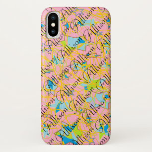 Allison from Orphan Black,abstract art repeat call iPhone X Case