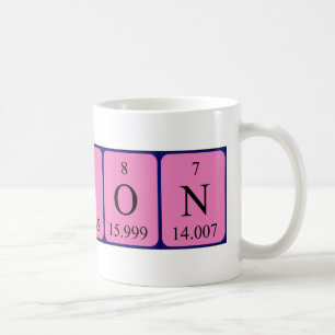 Allison periodic table name mug