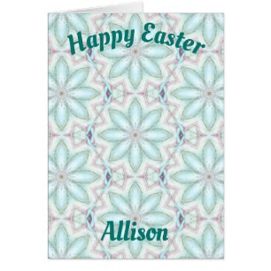 ALLISON ~ Personalised Easter card pattern ~