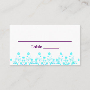 Allison Rachel Bat Mitzvah Table Card