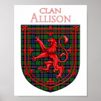 Allison Tartan Scottish Plaid Lion Rampant