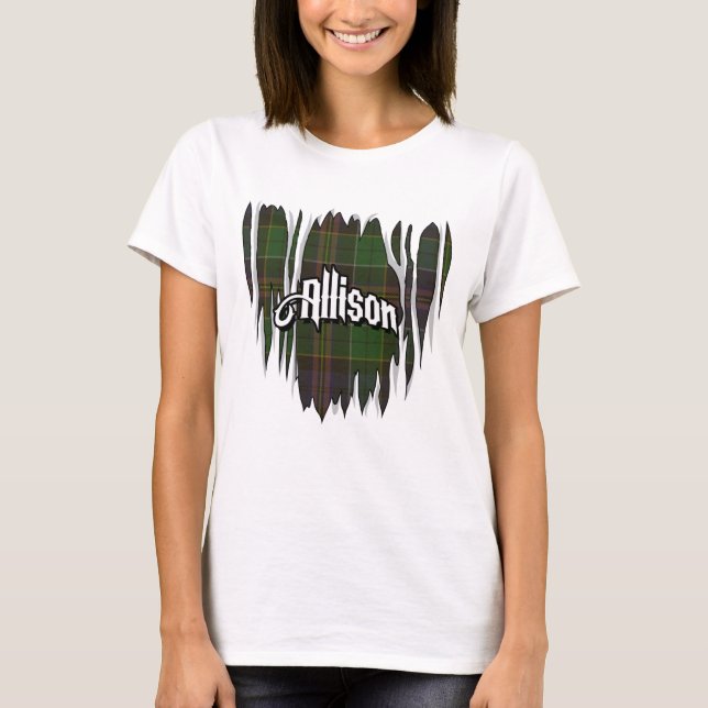 Allison Tartan T-Shirt (Front)