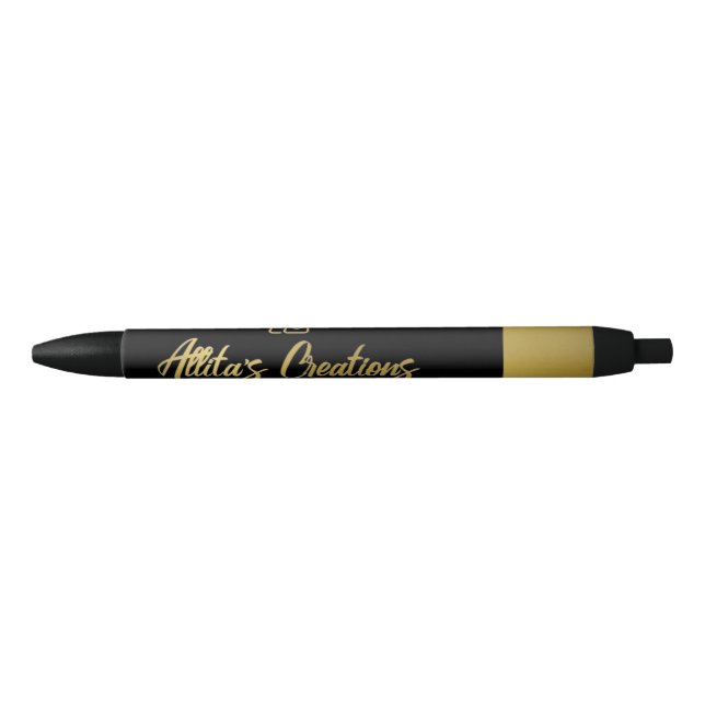 Allita's Creation Black Ink Pen (Front)