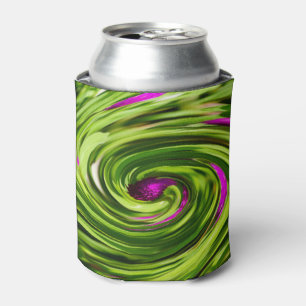 Allium Abstract Can Cooler