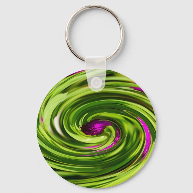 Allium Abstract Key Ring (Front)