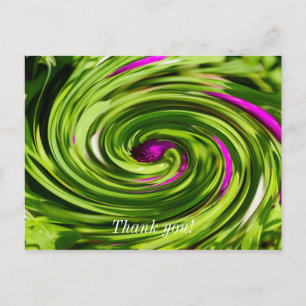 Allium Abstract Postcard