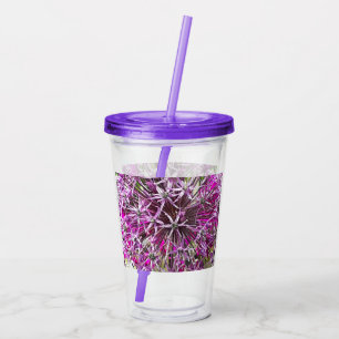 Allium & Summer Flowers  Acrylic Tumbler