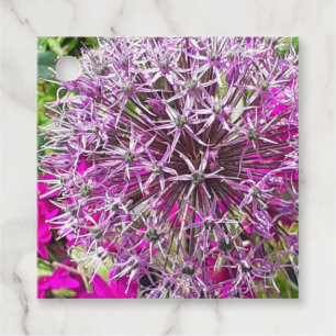 Allium & Summer Flowers Favour Tags
