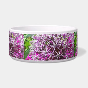 Allium & Summer Flowers Pet Bowl