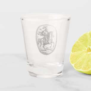 Alloces The Fire-Breathing Marshal Shot Glass