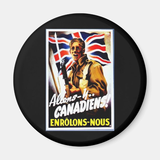 Allons - Y, Canadiens! Magnet (Front)