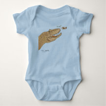 Allosaurus Boop! Dinosaur One-piece Baby Bodysuit 