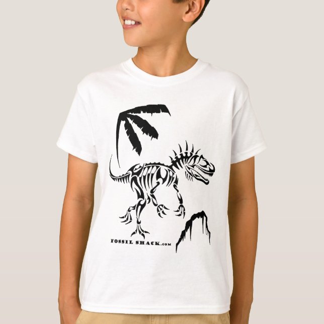 Allosaurus by Fossil Shack T-Shirt (Front)