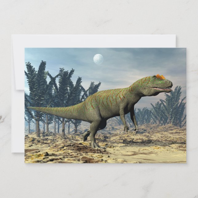 Allosaurus dinosaur - 3D render (Front)