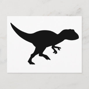 Allosaurus Dinosaur Postcard