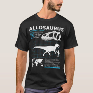 Allosaurus Fact Sheet T-Shirt