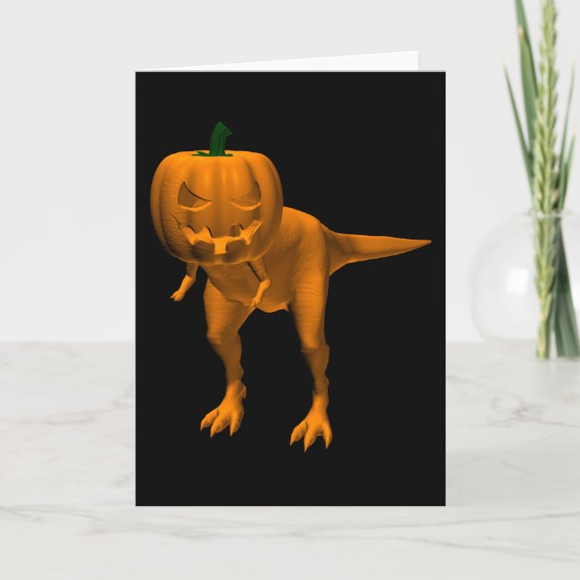 Allosaurus halloweenis card (Front)