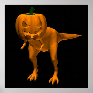 Allosaurus halloweenis poster