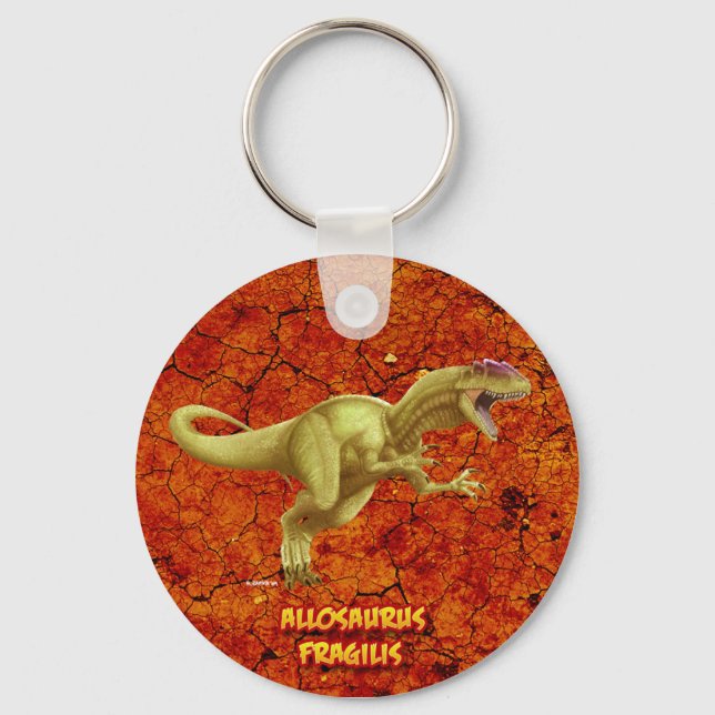 Allosaurus Key Ring (Front)