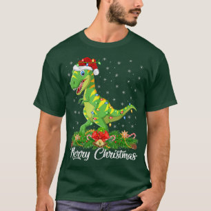 Allosaurus Lighting Xmas Tree Matching Dinosaur Ch T-Shirt