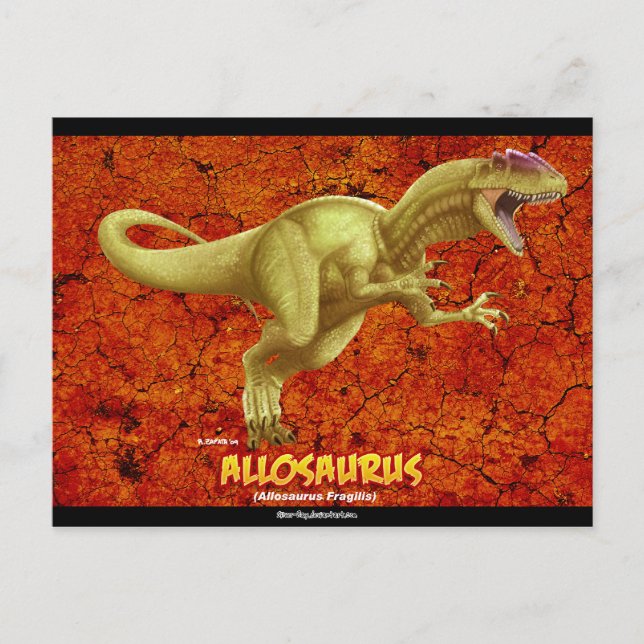 Allosaurus Postcard (Front)