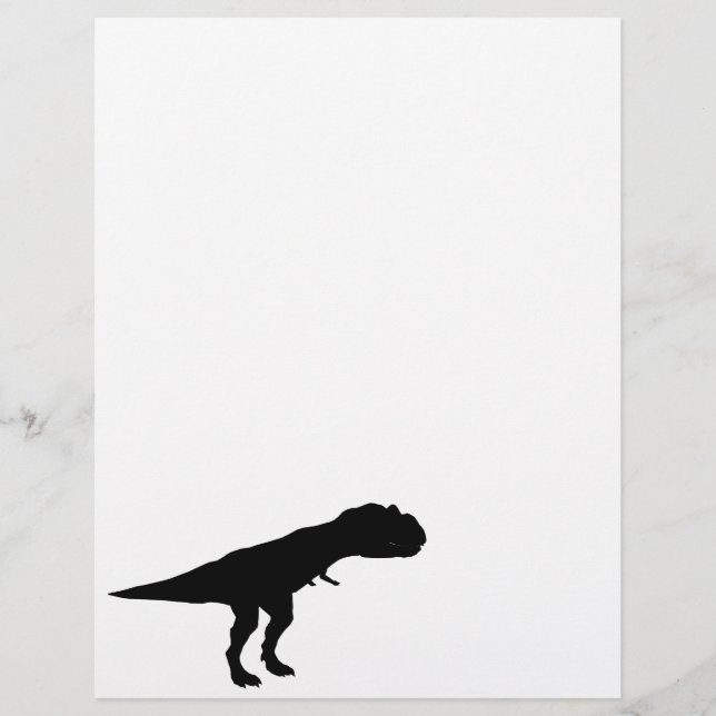 Allosaurus Silhouette (Front)