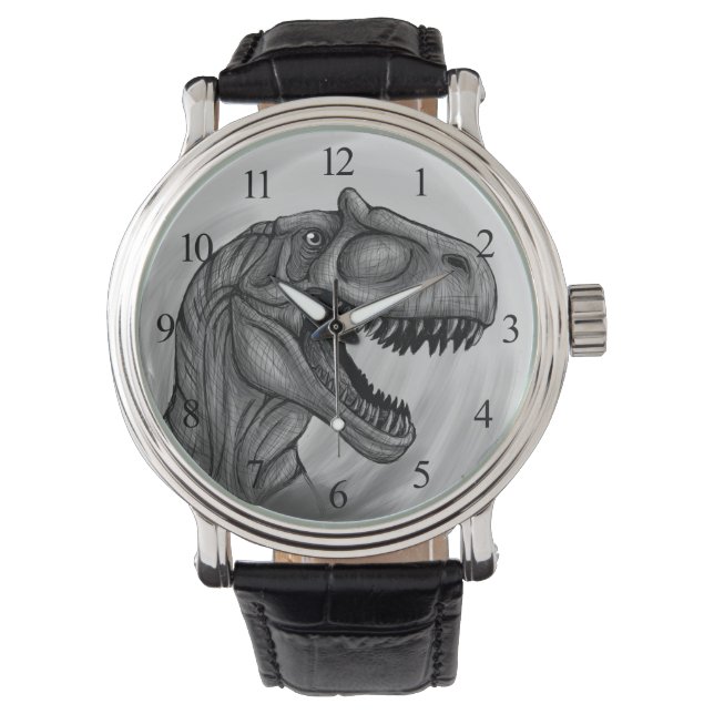 Allosaurus Sketch Watch (Front)