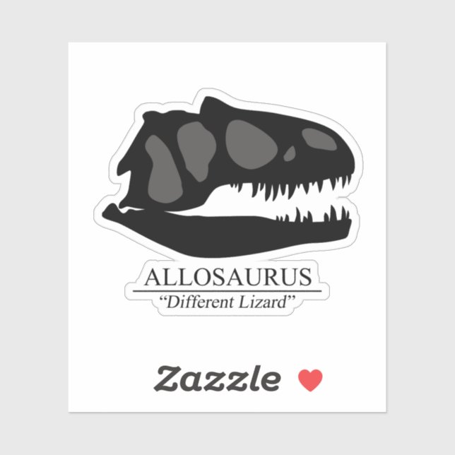 Allosaurus Skull (Sheet)