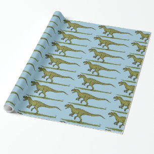 Allosaurus Wrapping Paper