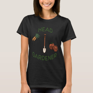Allotment Gardener, Head Gardener, Gardening T-Shirt