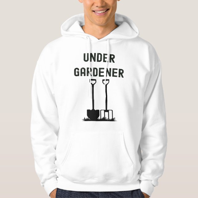 Allotment Gardener Head Under Gardener Gardening Hoodie (Front)