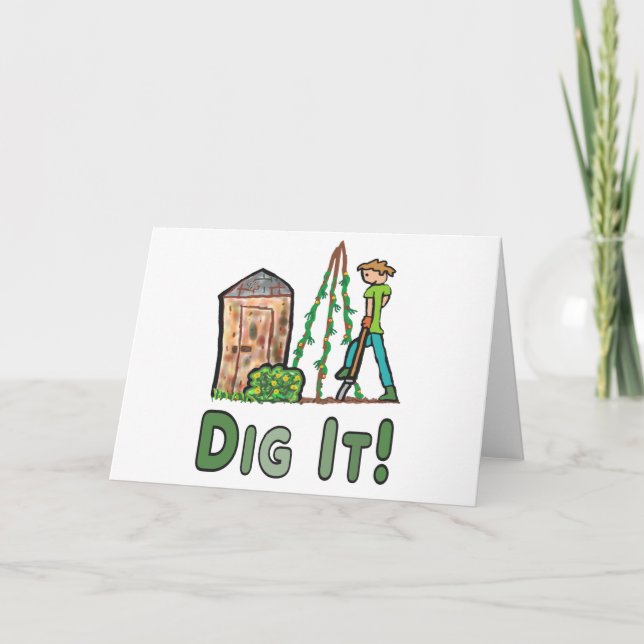 Allotment Gardening Card (Front)