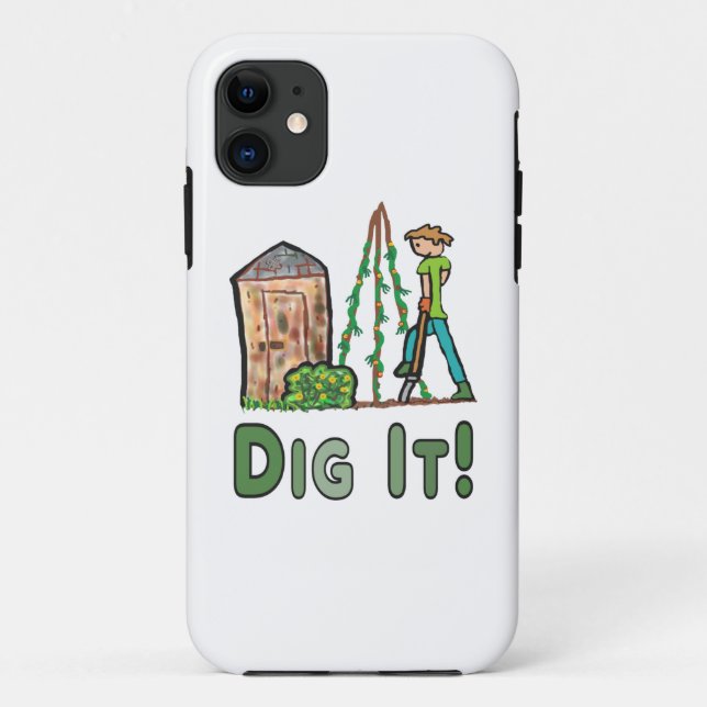 Allotment Gardening Case-Mate iPhone Case (Back)