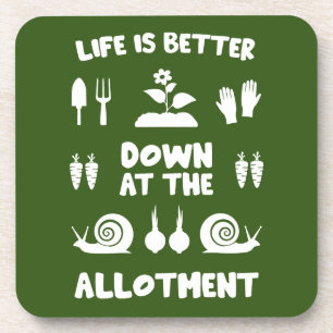 Allotment Gardening Coaster