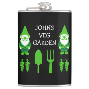 Allotment Gardening Hip Flask