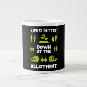 Allotment Gardening Large Coffee Mug