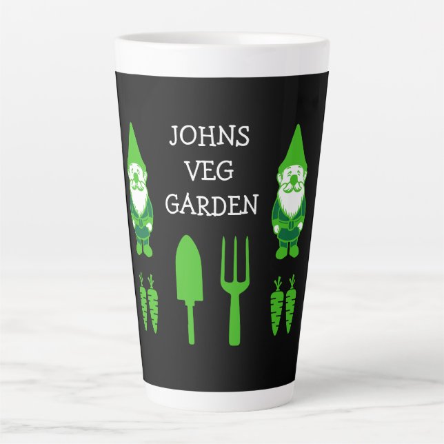 Allotment Gardening Latte Mug (Front)