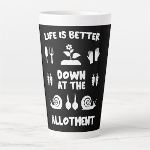 Allotment Gardening Latte Mug