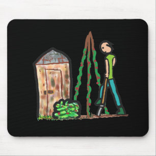 Allotment Gardening Mouse Mat