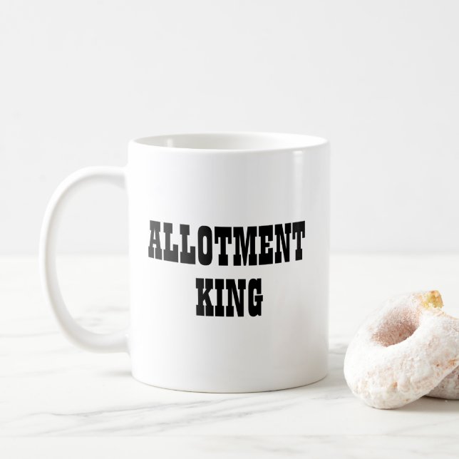 Allotment King coffee mug (With Donut)