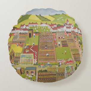 Allotments 2 round cushion