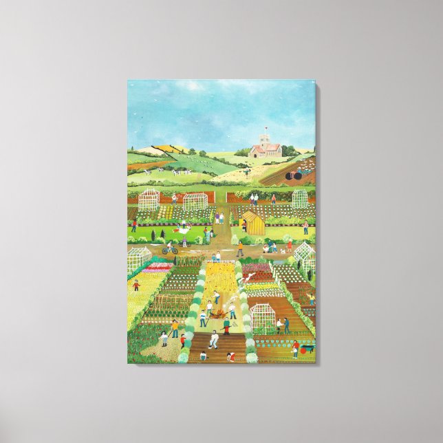 Allotments Canvas Print (Front)